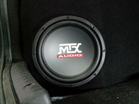 Установка сабвуфера MTX RT10-04 в Lada Kalina 2